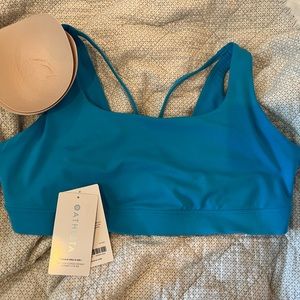 Blue Athleta Sports Bra 1X.